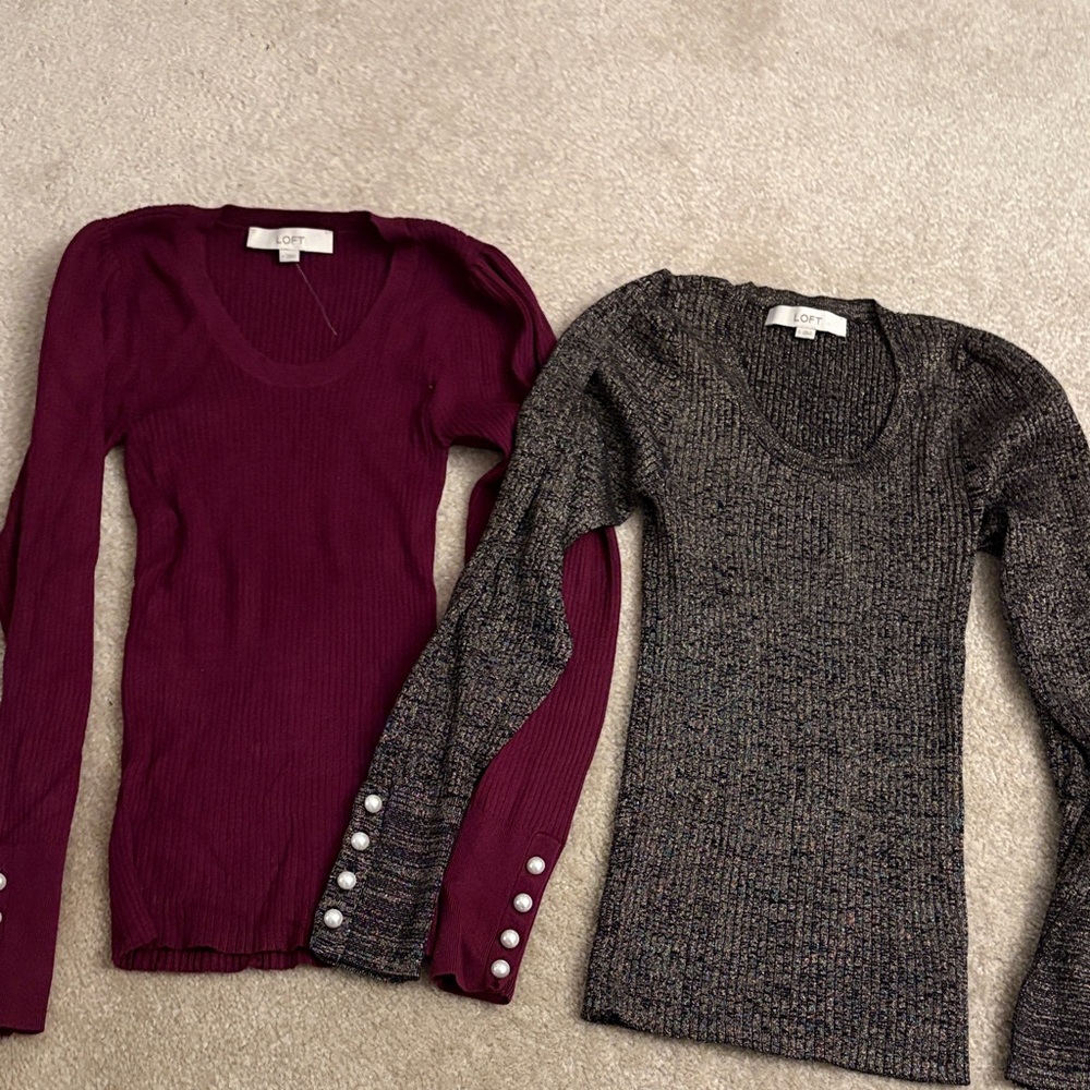 Bundle Loft Ribbed Sweaters - image 1